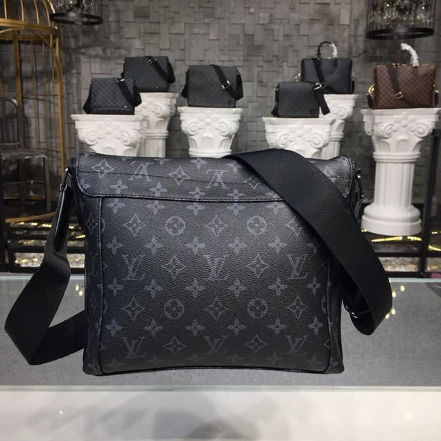 Сумка Louis Vuitton Messenger PM Explorer Bag 26cm Monogram Eclipse Canvas Fall Winter 2018 Collection M40565 Noir "Black" фото № 5