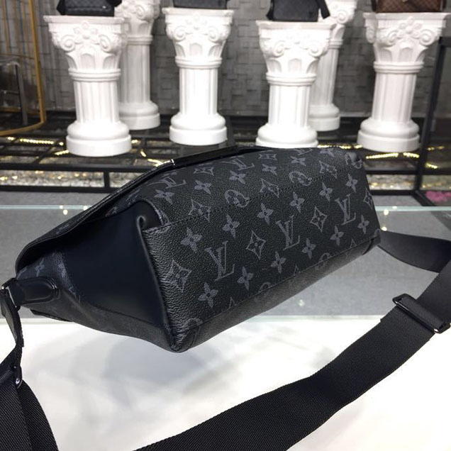 Сумка Louis Vuitton Messenger PM Explorer Bag 26cm Monogram Eclipse Canvas Fall Winter 2018 Collection M40565 Noir "Black" фото № 8
