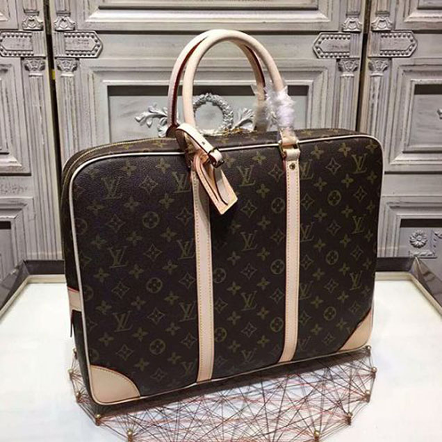 Портфель Louis Vuitton M40226 Porte-Documents Voyage Briefcase Monogram Canvas "Brown" фото № 2