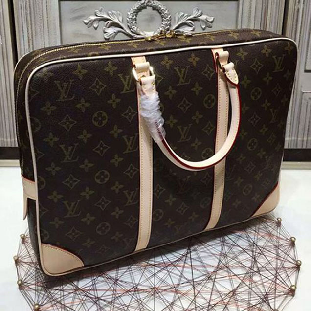 Портфель Louis Vuitton M40226 Porte-Documents Voyage Briefcase Monogram Canvas "Brown" фото № 3