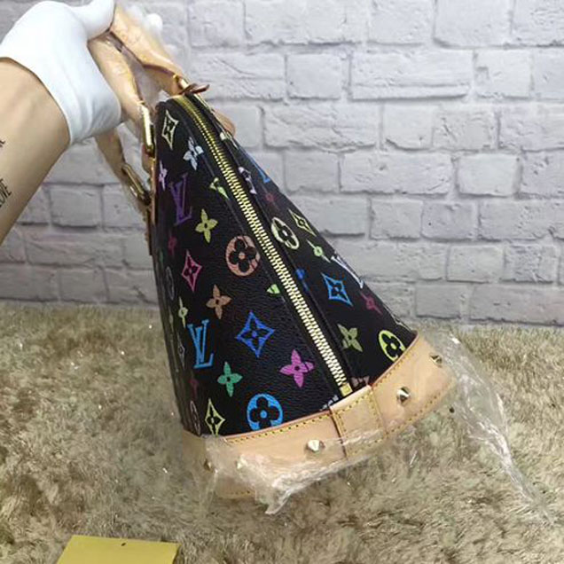 Сумка Louis Vuitton M40444 Alma PM Tote Bag Monogram Multicolore Canvas "Black" фото № 4