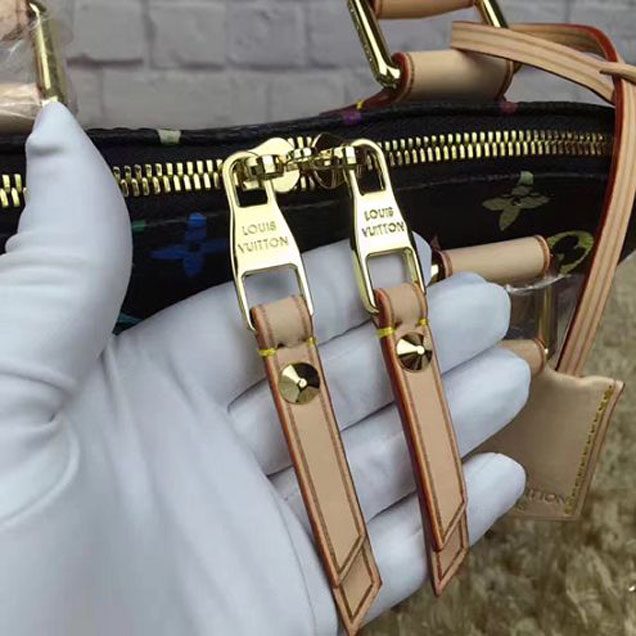 Сумка Louis Vuitton M40444 Alma PM Tote Bag Monogram Multicolore Canvas "Black" фото № 8