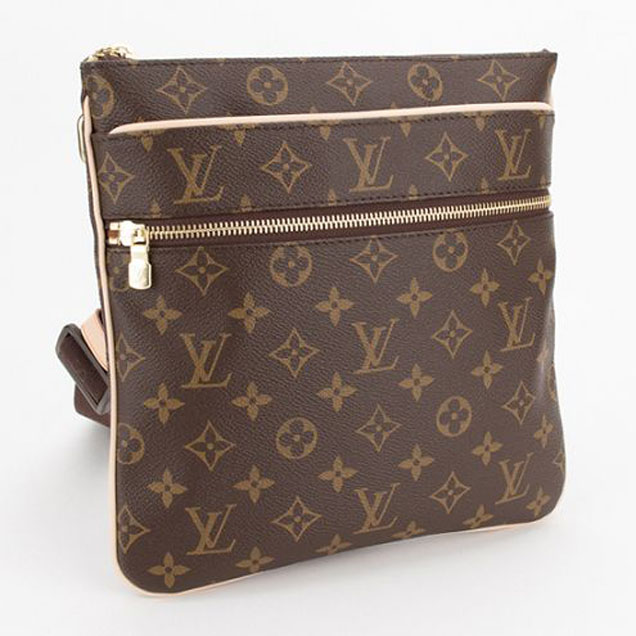 Сумка Louis Vuitton M40524 Valmy Pochette Crossbody Bag Monogram Canvas "Brown" фото № 3