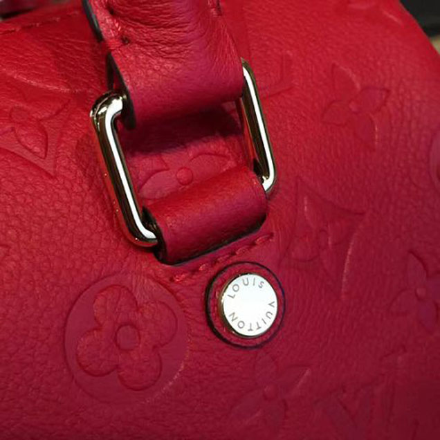 Сумка Louis Vuitton M41187 Speedy 25 Tote Bag Monogram Empreinte Leather "Red" фото № 8