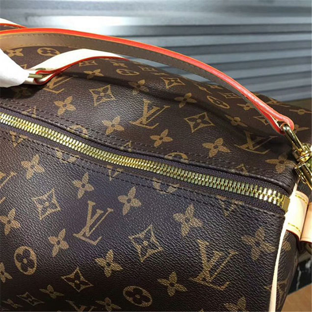 Сумка Louis Vuitton M41414 Keepall Bandouliere 55 Duffel Bag Monogram Canvas "Brown" фото № 7