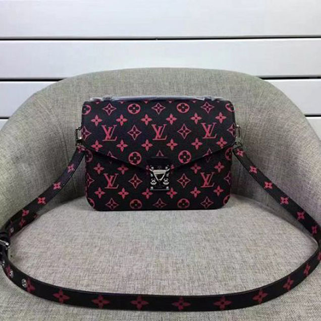 Сумка Louis Vuitton M41462 Pochette Metis Crossbody Bag Monogram Canvas "Black" фото № 2