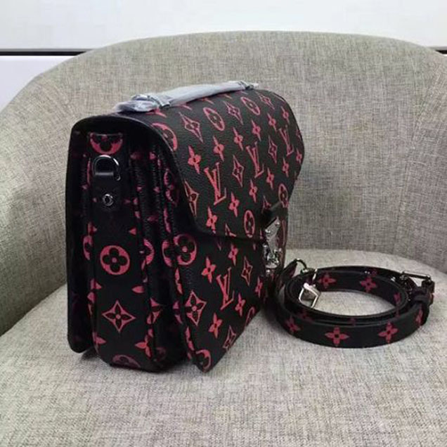 Сумка Louis Vuitton M41462 Pochette Metis Crossbody Bag Monogram Canvas "Black" фото № 3