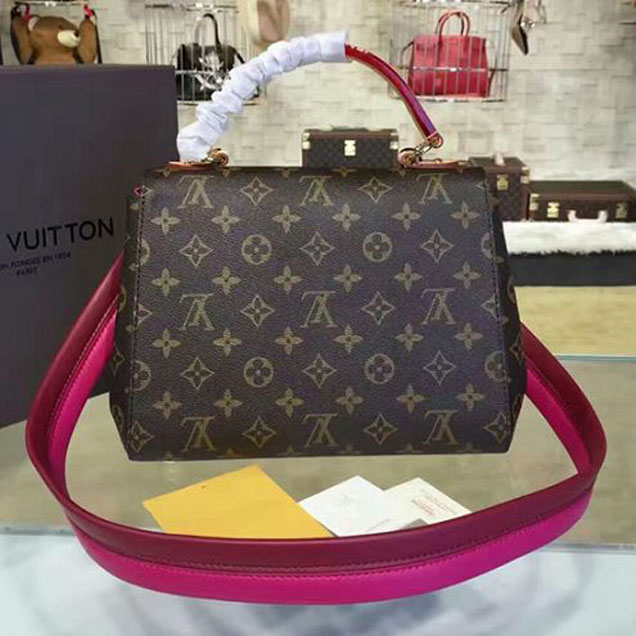 Сумка Louis Vuitton M42738 Cluny BB Tote Bag Monogram Canvas "Brown" фото № 4