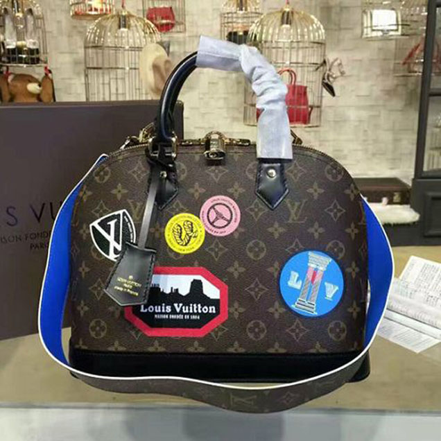 Сумка Louis Vuitton M42839 Alma PM Tote Bag Monogram Canvas "Brown" фото № 2