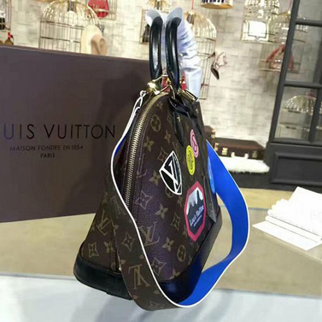 Сумка Louis Vuitton M42839 Alma PM Tote Bag Monogram Canvas "Brown" фото № 3