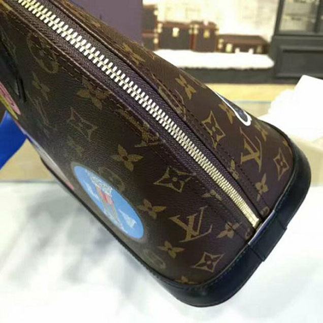 Сумка Louis Vuitton M42839 Alma PM Tote Bag Monogram Canvas "Brown" фото № 7