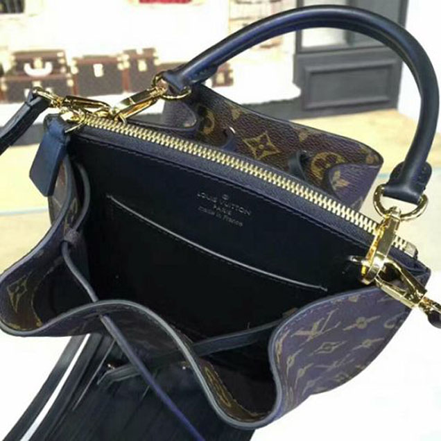 Сумка Louis Vuitton M43132 Fringed Noe Shoulder Bag Monogram Canvas "Brown" фото № 8