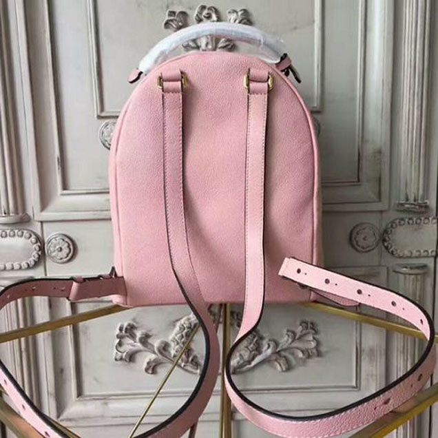 Рюкзак Louis Vuitton M44019 Sorbonne Backpack Monogram Empreinte Leather "Pink" фото № 5