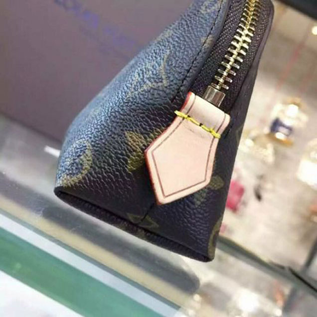 Косметичка Louis Vuitton M47515 Cosmetic Pouch Monogram Canvas "Brown" фото № 7