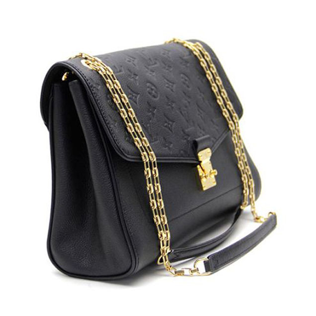 Сумка Louis Vuitton M48933 Saint-Germain MM Shoulder Bag Monogram Empreinte Leather "Black" фото № 3