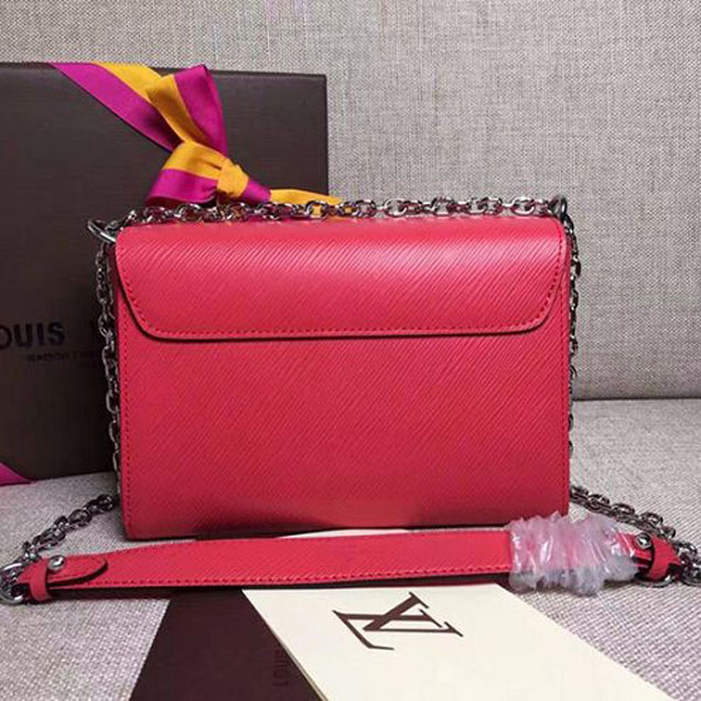 Сумка Louis Vuitton M50280 Twist MM Shoulder Bag Epi Leather "Red" фото № 4