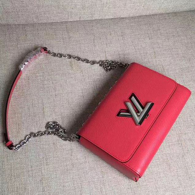 Сумка Louis Vuitton M50280 Twist MM Shoulder Bag Epi Leather "Red" фото № 9