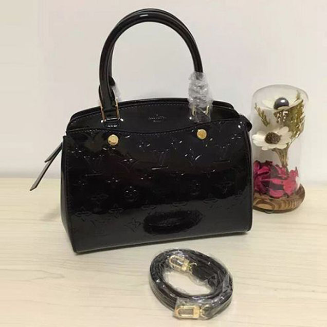 Сумка Louis Vuitton M50600 Brea PM Tote Bag Monogram Vernis "Black" фото № 2