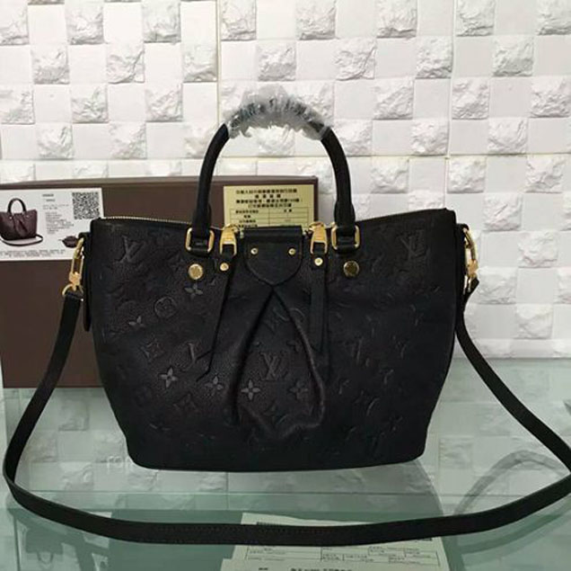 Сумка Louis Vuitton M50639 Mazarine PM Tote Bag Monogram Empreinte Leather "Black" фото № 2