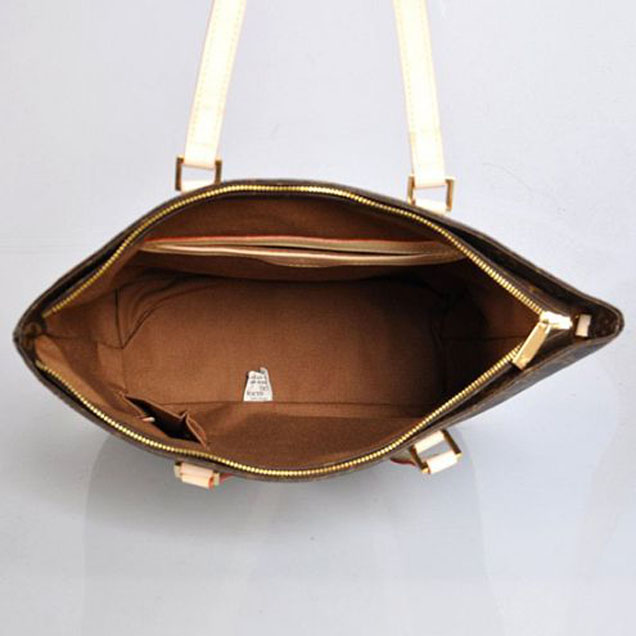 Сумка Louis Vuitton M51151 Cabas Mezzo Shoulder Bag Monogram Canvas "Brown" фото № 7