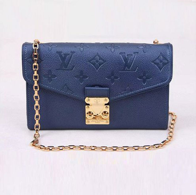 Сумка Louis Vuitton M60745 Pochette Saint-Germain Crossbody Bag Monogram Empreinte Leather "Navy Blue" фото № 2
