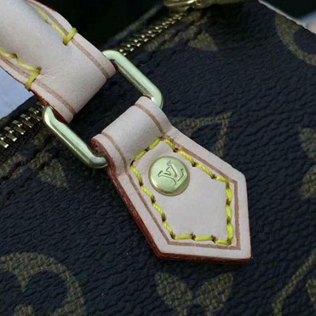 Сумка Louis Vuitton M61252 Nano Speedy Crossbody Bag Monogram Canvas "Brown" фото № 7