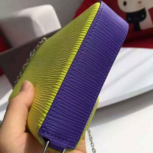 Клатч Louis Vuitton M61753 Pochette Felicie Crossbody Bag Epi Leather "Black" фото № 5