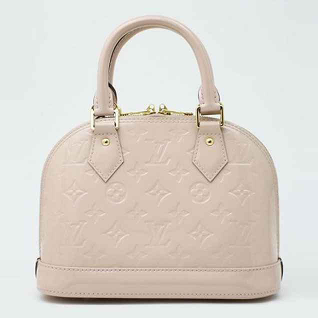 Сумка Louis Vuitton M90064 Alma BB Tote Bag Monogram Vernis "Beige" фото № 3