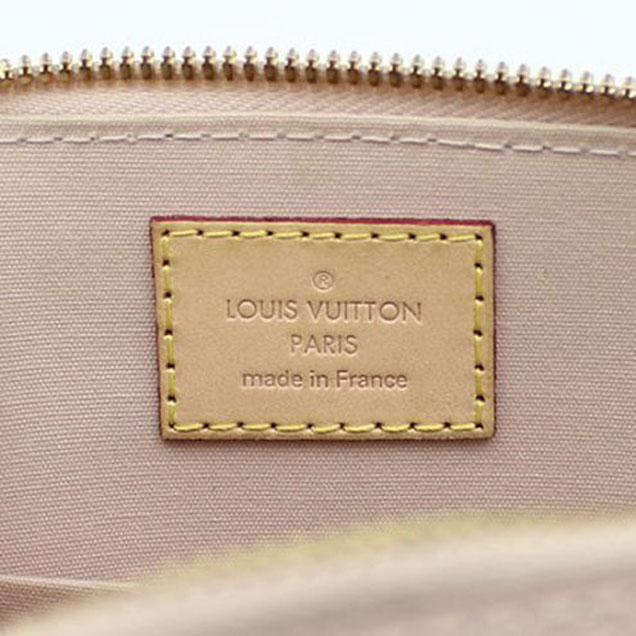 Сумка Louis Vuitton M90064 Alma BB Tote Bag Monogram Vernis "Beige" фото № 7