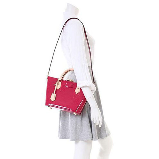 Сумка Louis Vuitton M90166 Montebello PM Tote Bag Monogram Vernis "Pink" фото № 10