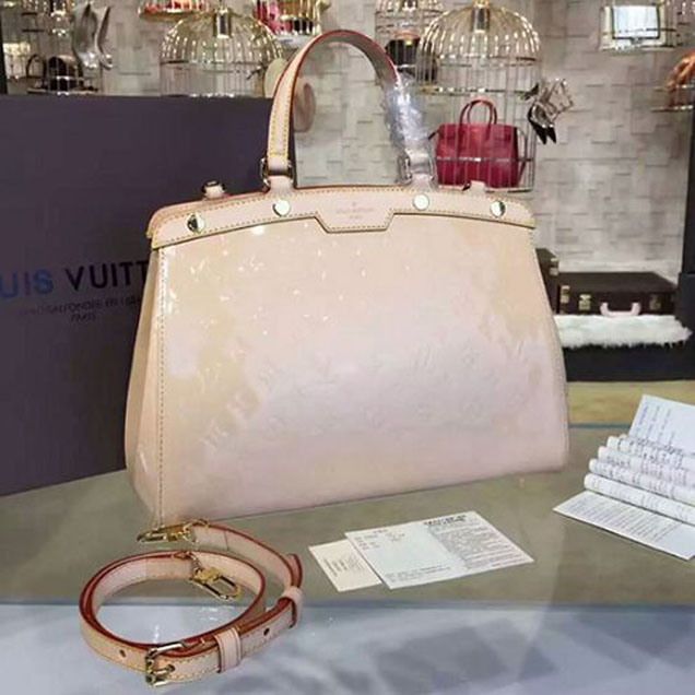 Сумка Louis Vuitton M90180 Brea MM Tote Bag Monogram Vernis "Beige" фото № 2