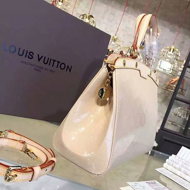 Сумка Louis Vuitton M90180 Brea MM Tote Bag Monogram Vernis "Beige" фото № 3