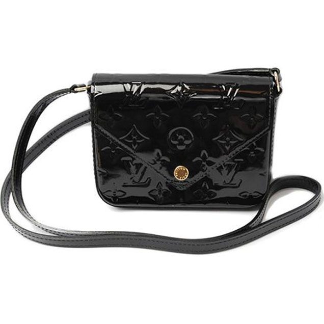 Сумка Louis Vuitton M90283 Mini Sac Lucie Crossbody Bag Monogram Vernis "Black" фото № 2