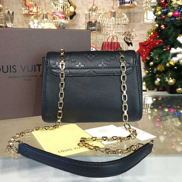 Сумка Louis Vuitton M94552 Saint-Germain BB Crossbody Bag Monogram Empreinte Leather "Black" фото № 3