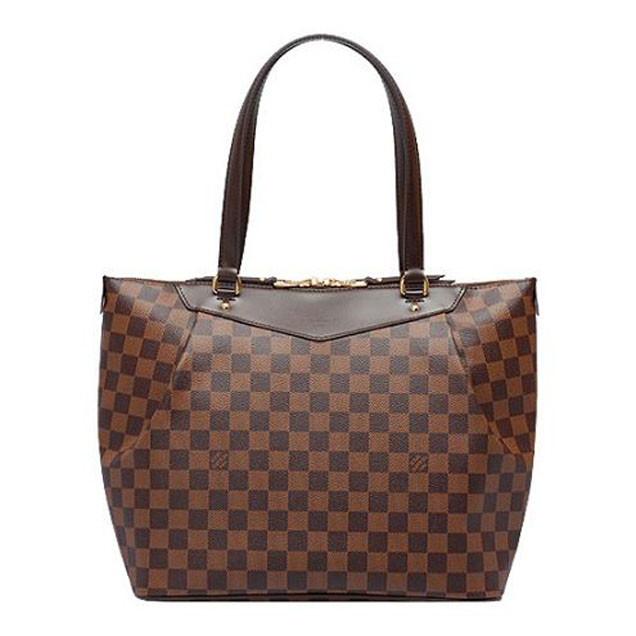 Сумка Louis Vuitton N41103 Westminster GM Shoulder Bag Damier Ebene Canvas "Brown" фото № 2