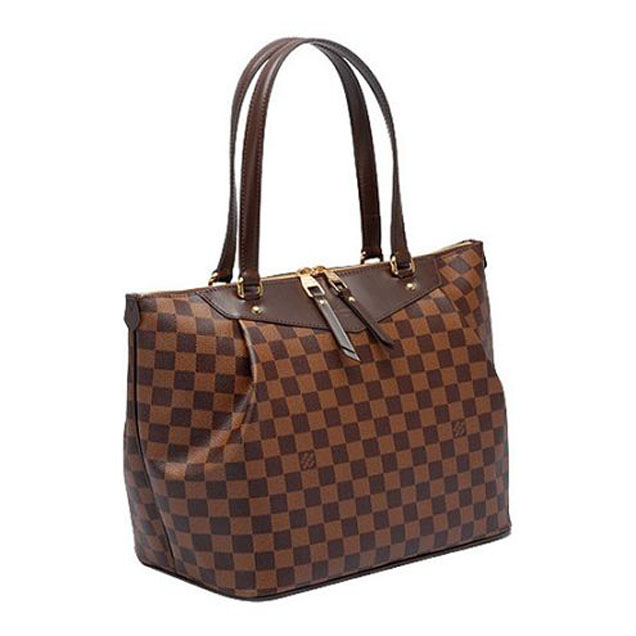 Сумка Louis Vuitton N41103 Westminster GM Shoulder Bag Damier Ebene Canvas "Brown" фото № 3