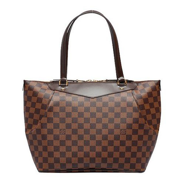 Сумка Louis Vuitton N41103 Westminster GM Shoulder Bag Damier Ebene Canvas "Brown" фото № 4