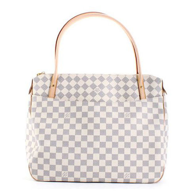 Сумка Louis Vuitton N41175 Figheri GM Shoulder Bag Damier Azur Canvas "White" фото № 3