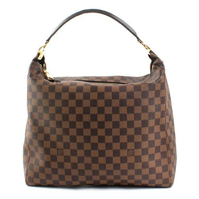 Сумка Louis Vuitton N41185 Portobello GM Hobo Bag Damier Ebene Canvas "Brown" фото № 2
