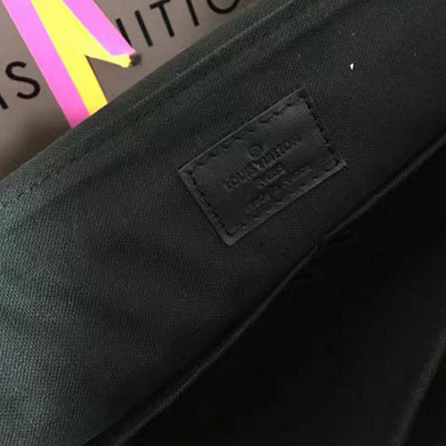 Сумка Louis Vuitton N41284 District MM Messenger Bag Damier Infini Leather "Black" фото № 10