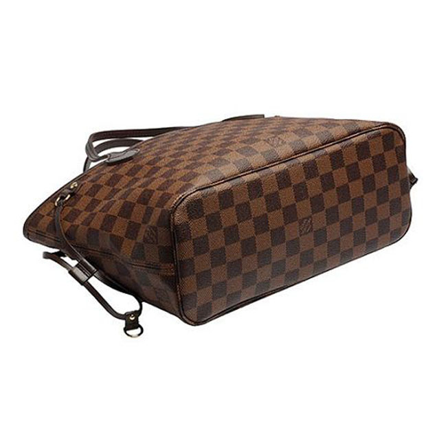 Сумка Louis Vuitton N41359 Neverfull PM Shoulder Bag Damier Ebene Canvas "Brown" фото № 5
