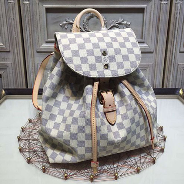 Рюкзак Louis Vuitton N41578 Sperone Backpack Damier Azur Canvas "White" фото № 2
