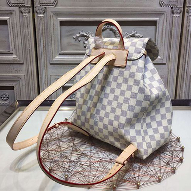 Рюкзак Louis Vuitton N41578 Sperone Backpack Damier Azur Canvas "White" фото № 5