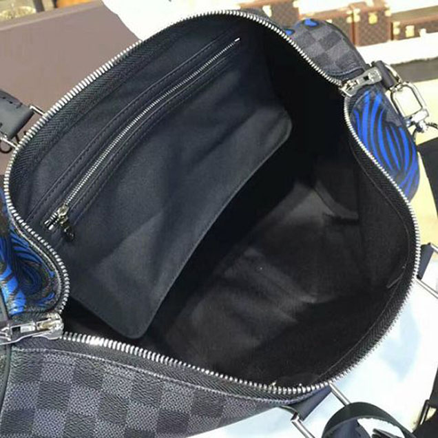 Сумка Louis Vuitton N41700 Keepall Bandouliere 45 Duffel Bag Damier Graphite Canvas "Graphite" фото № 5