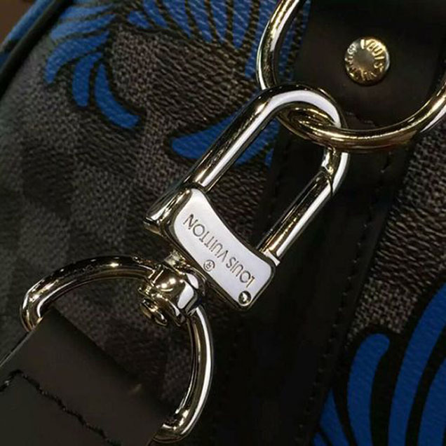 Сумка Louis Vuitton N41700 Keepall Bandouliere 45 Duffel Bag Damier Graphite Canvas "Graphite" фото № 9