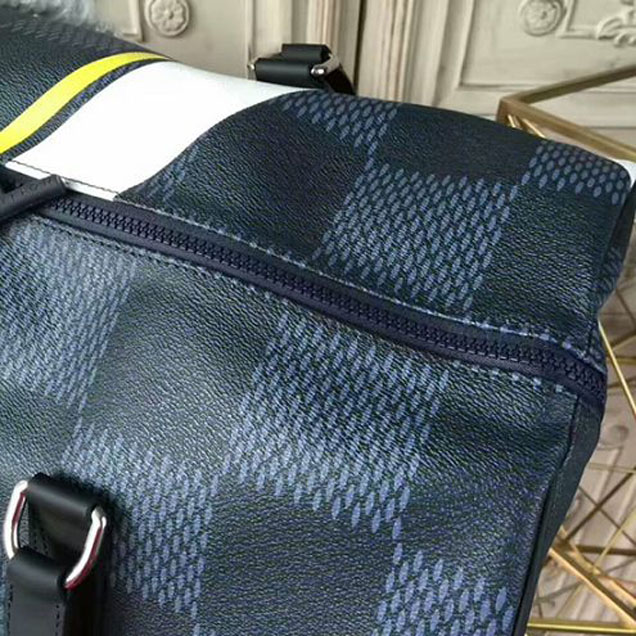 Сумка Louis Vuitton N44013 Sac Polochon Duffel Bag Damier Cobalt Canvas "Navy Blue" фото № 6