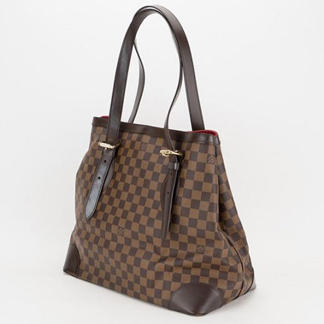 Сумка Louis Vuitton N51203 Hampstead GM Shoulder Bag Damier Ebene Canvas "Brown" фото № 4