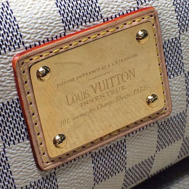 Сумка Louis Vuitton N55214 Eva Clutch Damier Azur Canvas "White" фото № 5