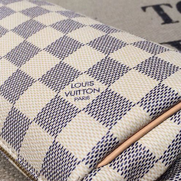 Сумка Louis Vuitton N55214 Eva Clutch Damier Azur Canvas "White" фото № 8