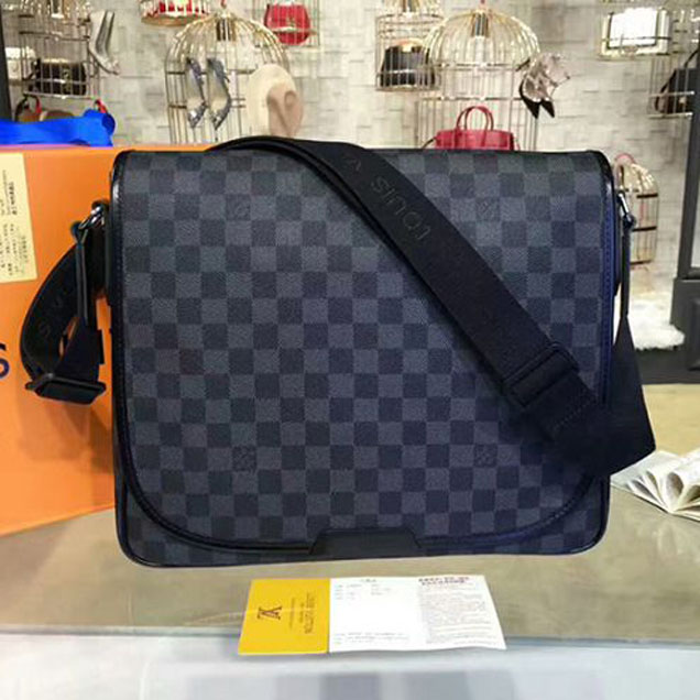 Сумка Louis Vuitton N58029 Daniel MM Messenger Bag Damier Graphite Canvas "Graphite" фото № 2
